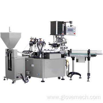 Automatic water bottle filling capping and labeling machine